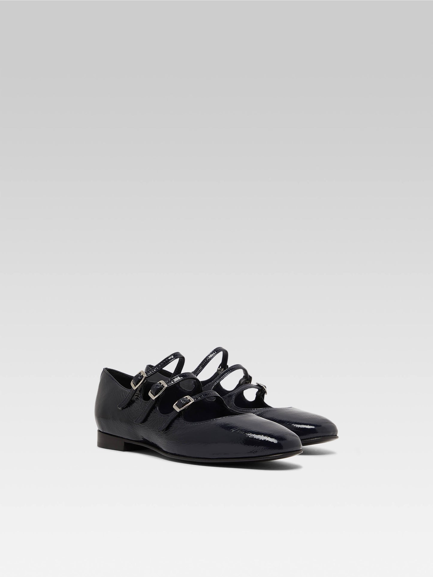 Ariana s - Abyss naplack leather Mary Janes ballet flats