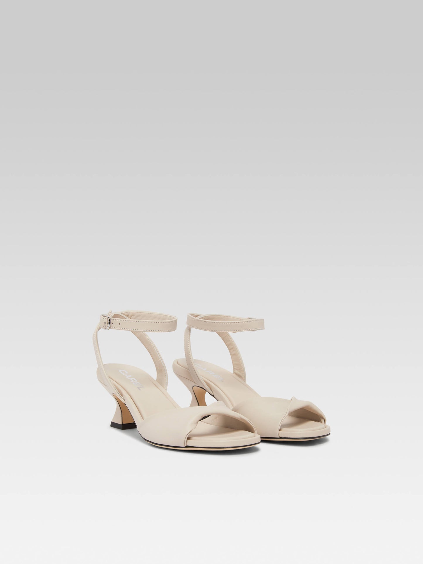 Arielle - Ivory leather sandals