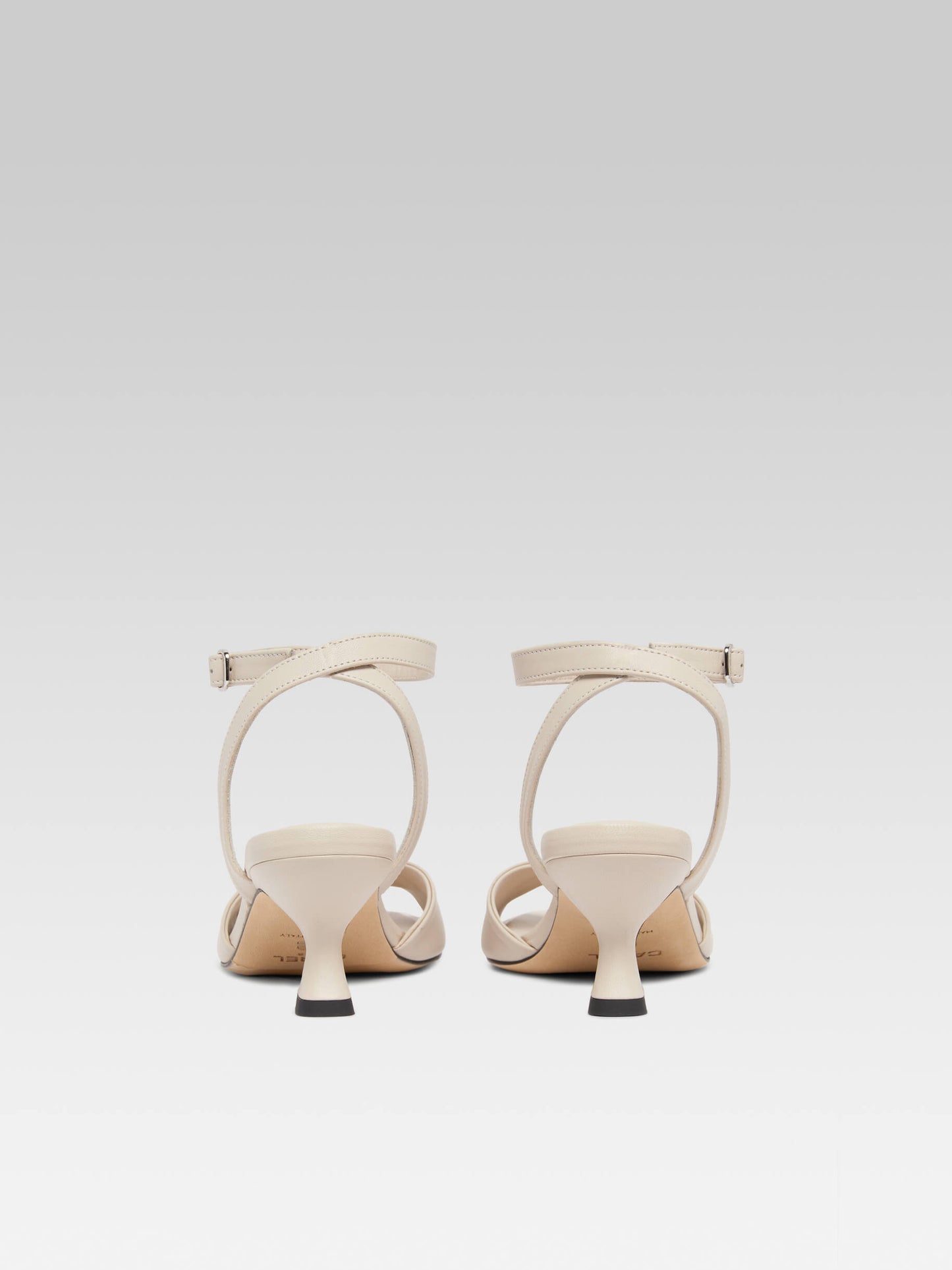 Arielle - Ivory leather sandals