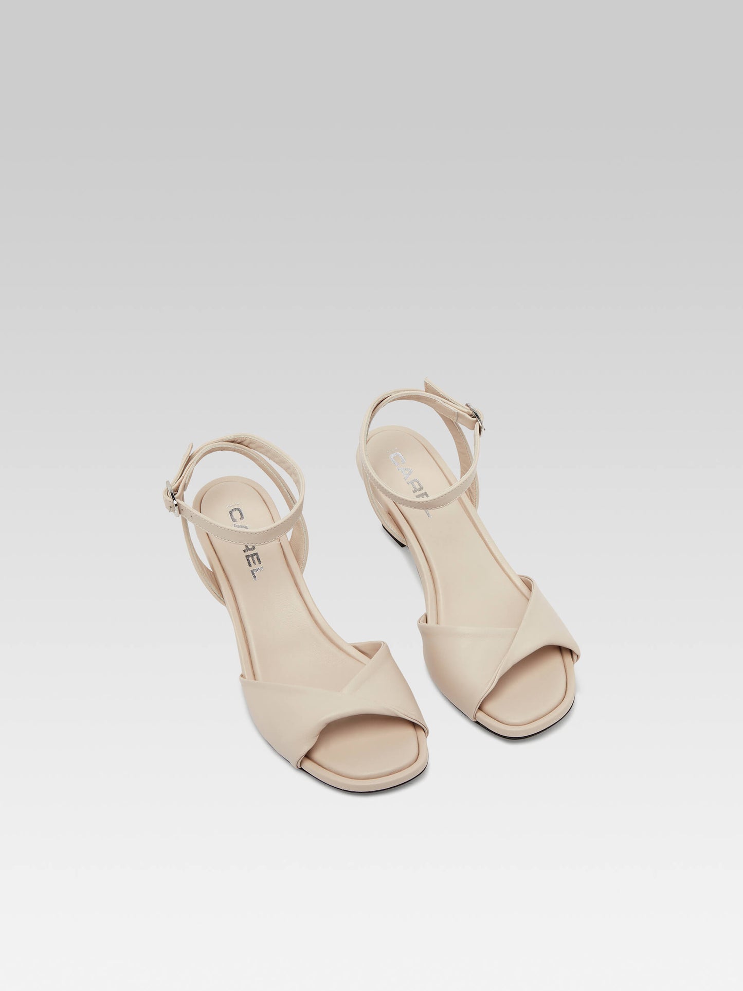 Arielle - Ivory leather sandals