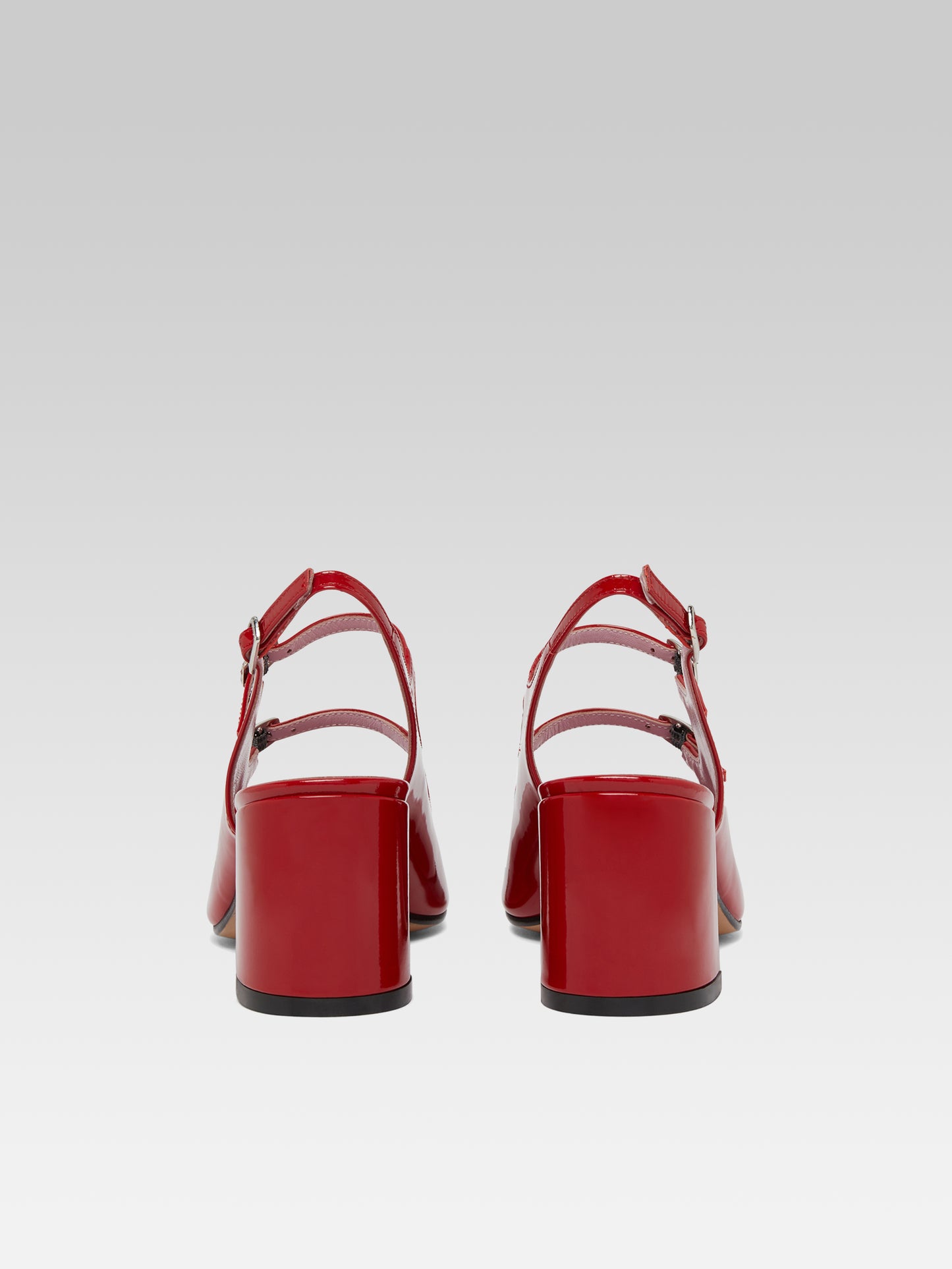 Banana - Babies slingback cuir verni rouge