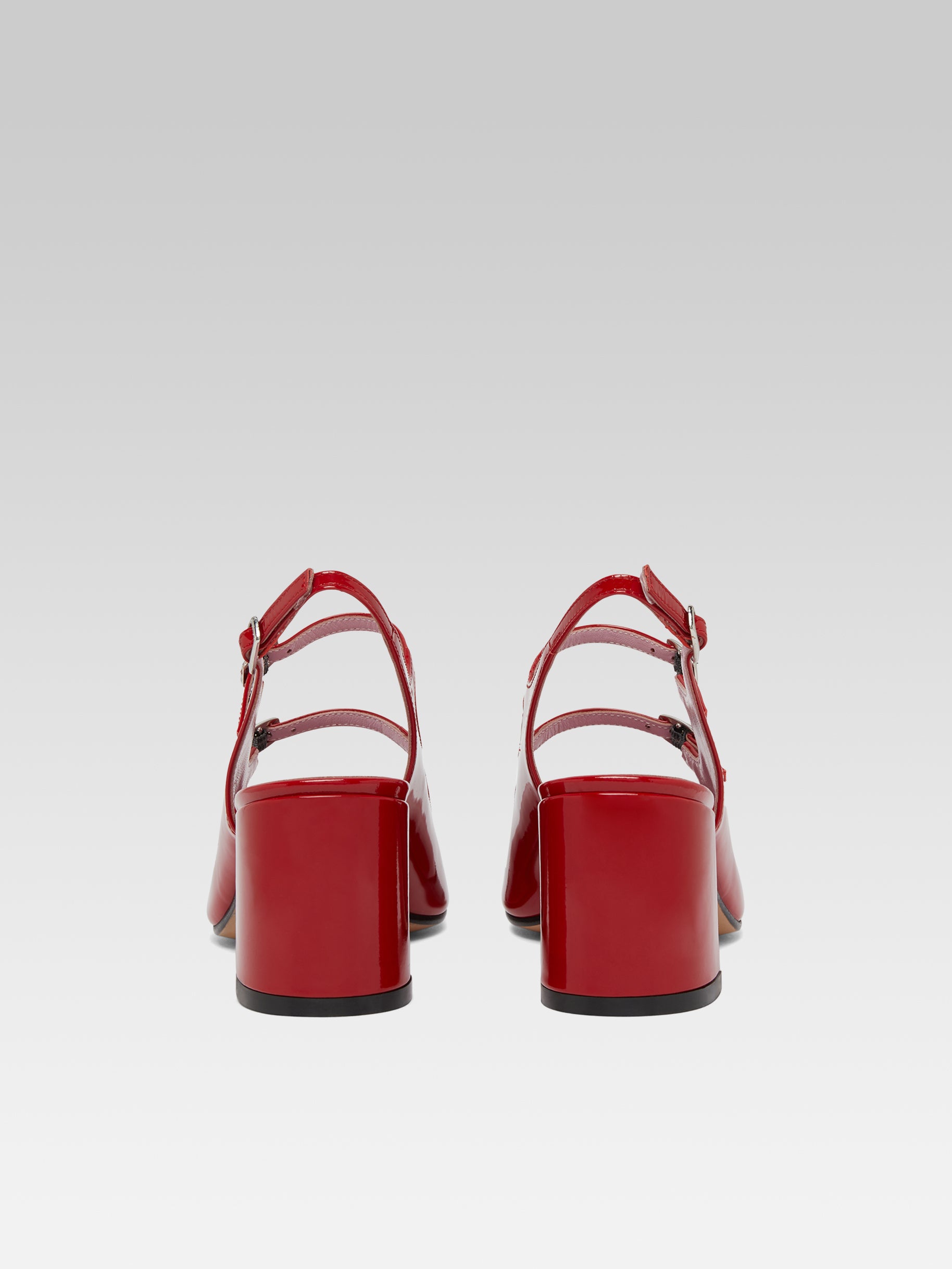 Banana - Babies slingback cuir verni rouge - Image numéro 8