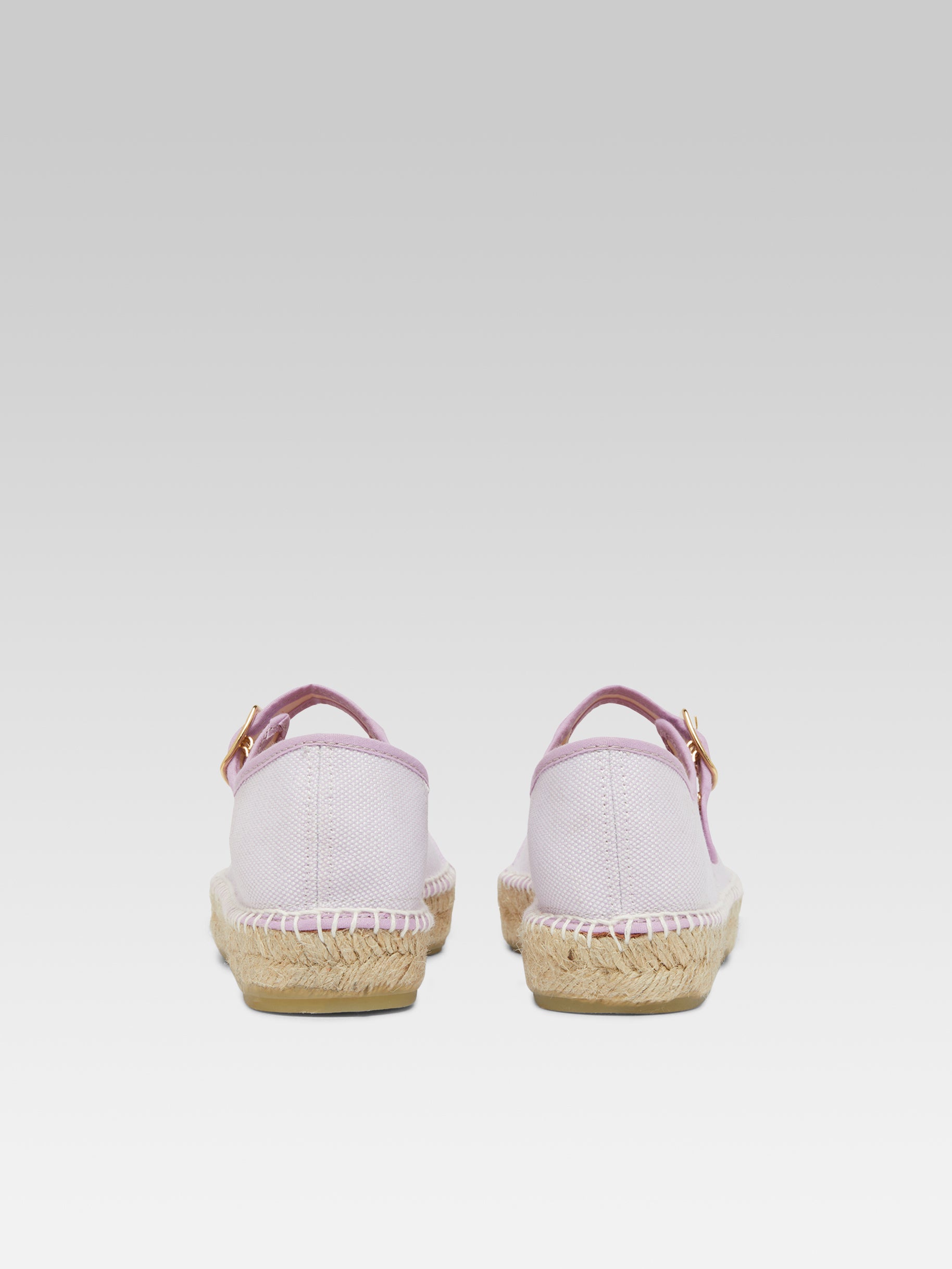 Colza - Lilac canvas Mary Janes espadrilles