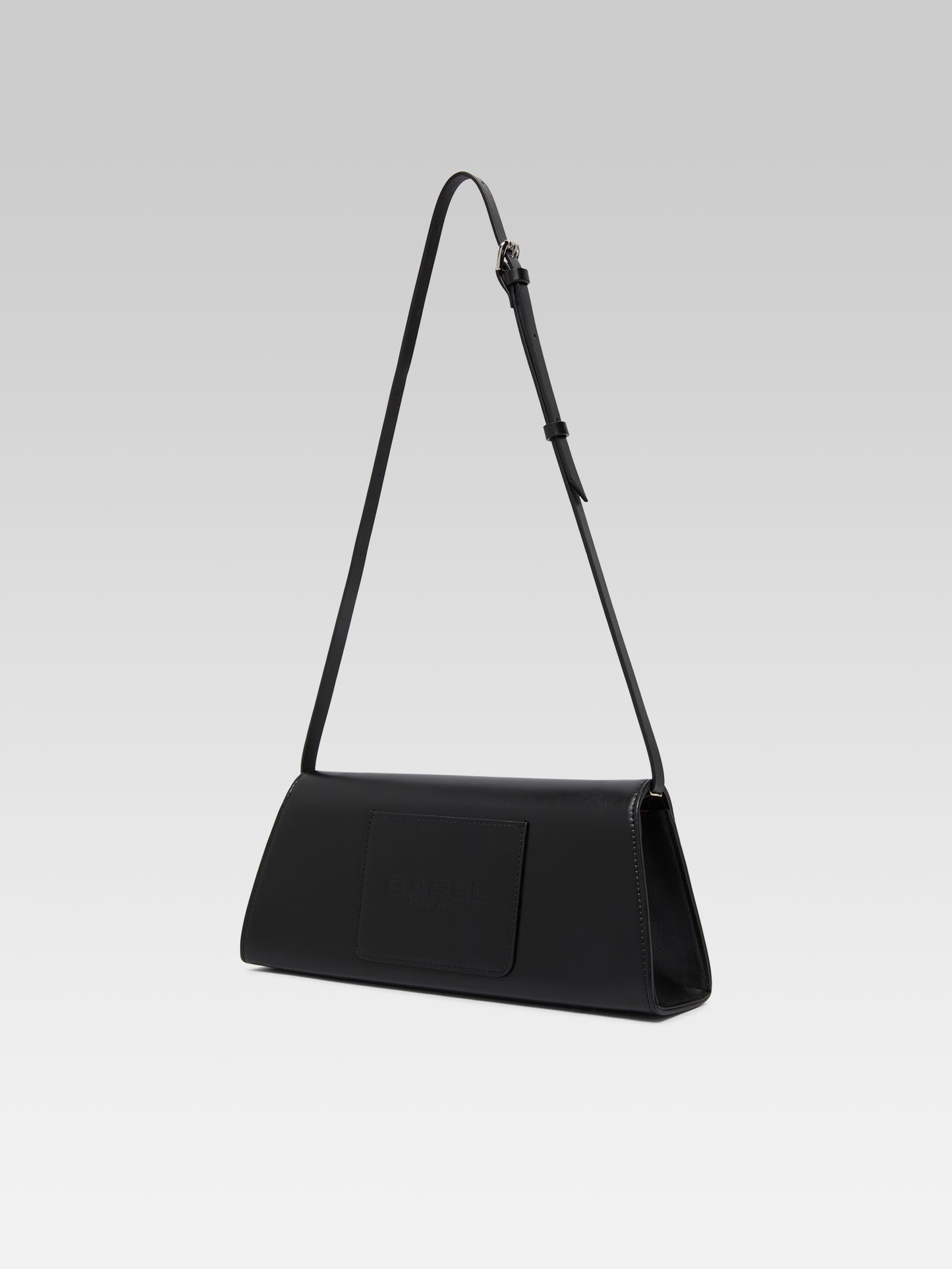 Madeleine - Black leather shoulder bag