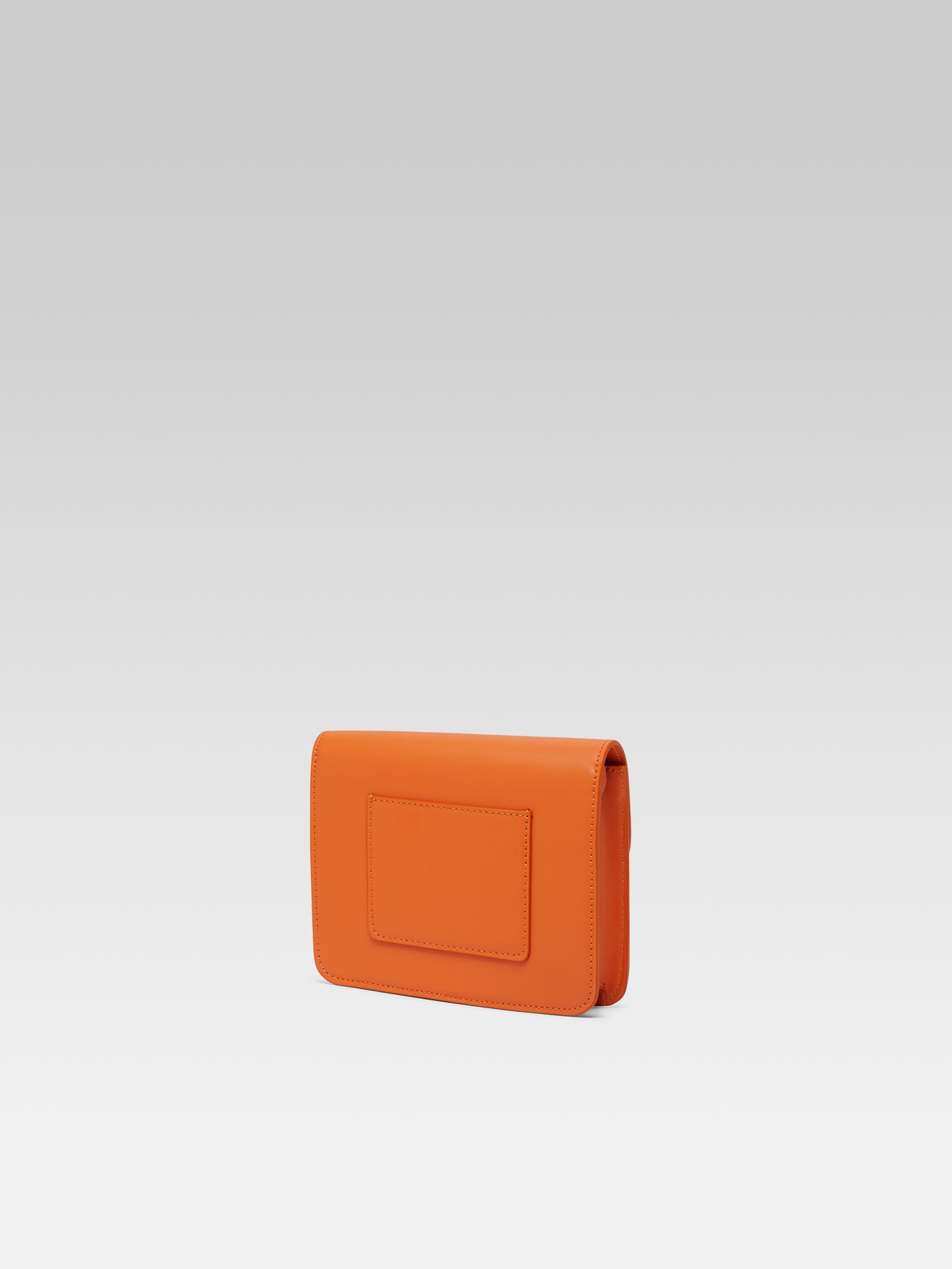 Mini Sorbonne - Orange leather bag