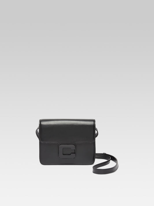 Mini Sorbonne - Black leather bag