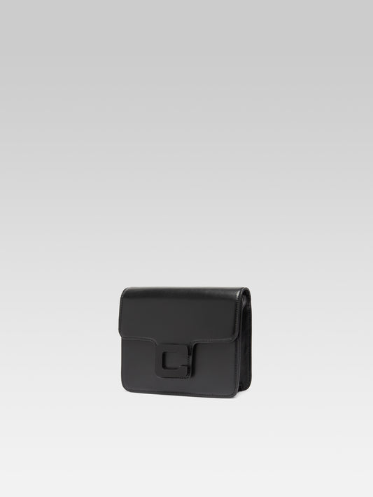 Mini Sorbonne - Black leather bag - Image number 2