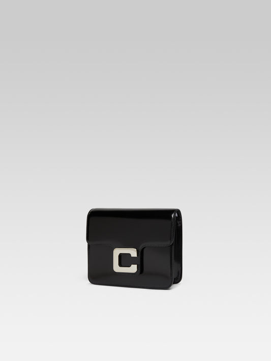 Mini Sorbonne - Black glossy leather bag - Image number 3