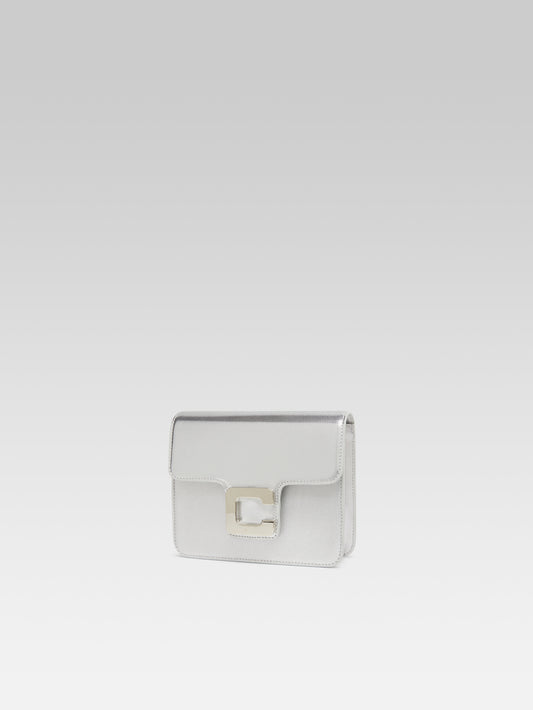 Mini Sorbonne - Silver embossed leather bag - Image number 2