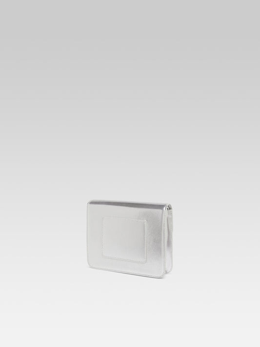 Mini Sorbonne - Silver embossed leather bag - Image number 3