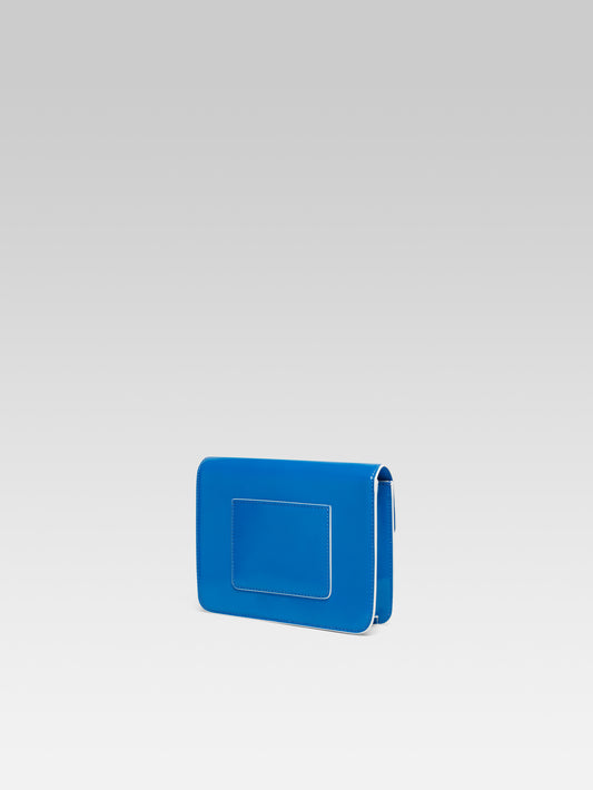 Mini Sorbonne - Blue patent leather bag - Image number 3