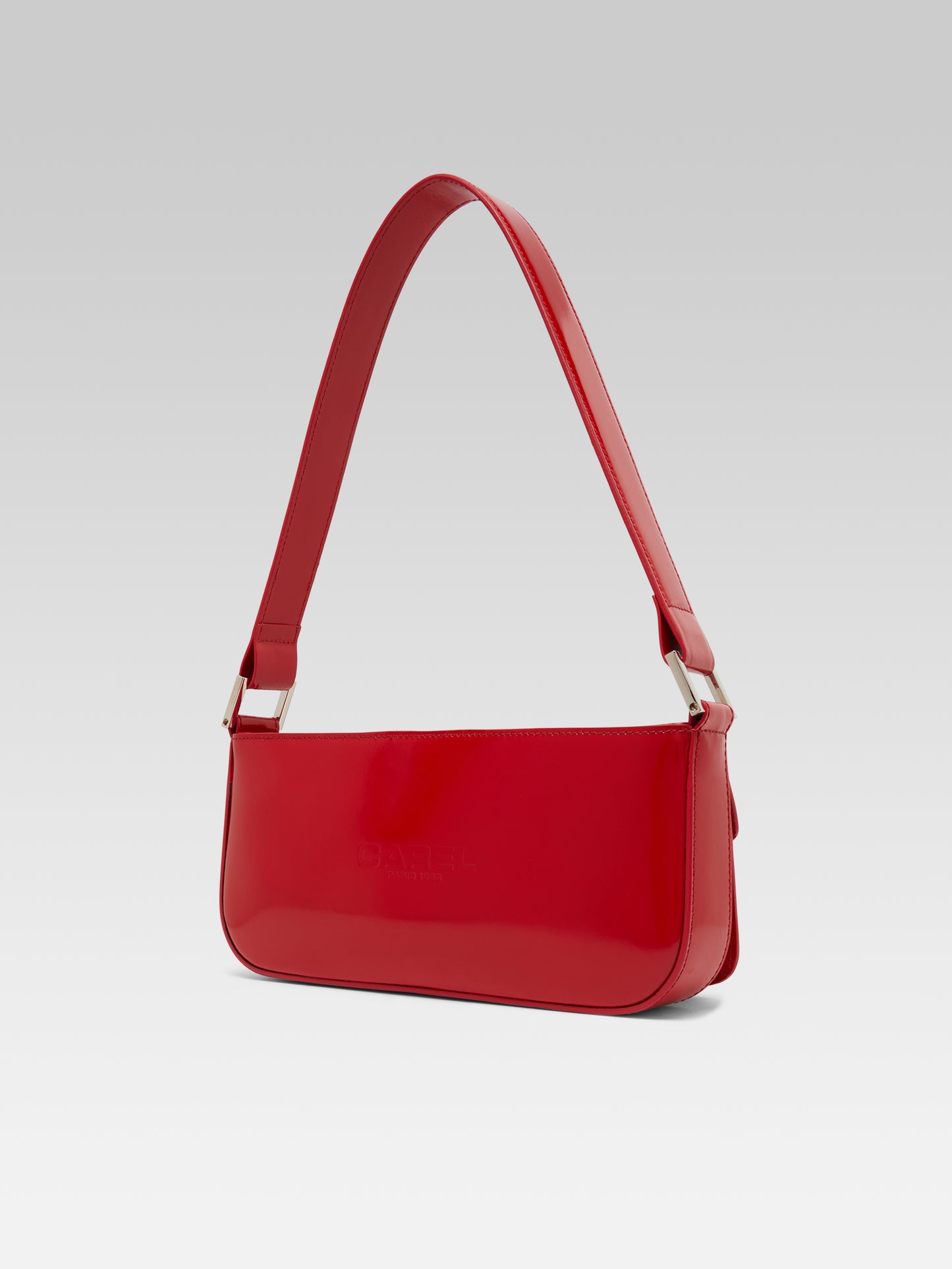 Mimi - Sac cuir glacé rouge