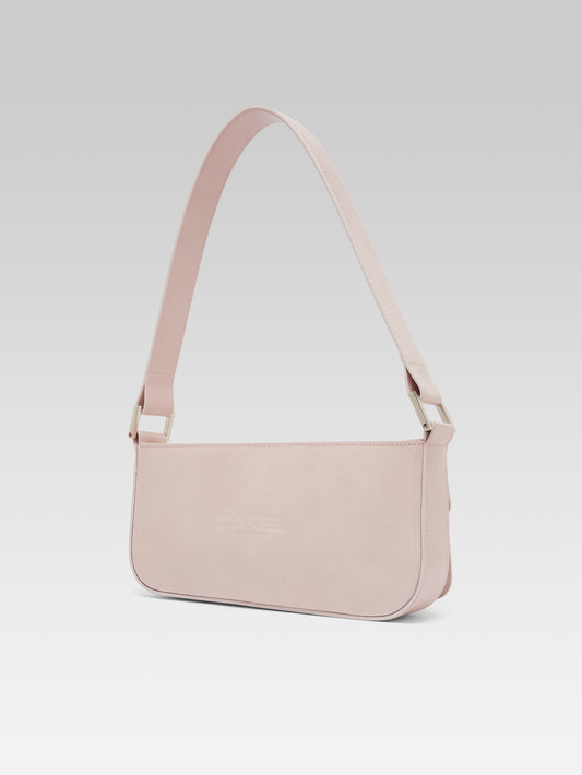 Mimi - Sac cuir glacé rose pale - Image numéro 4