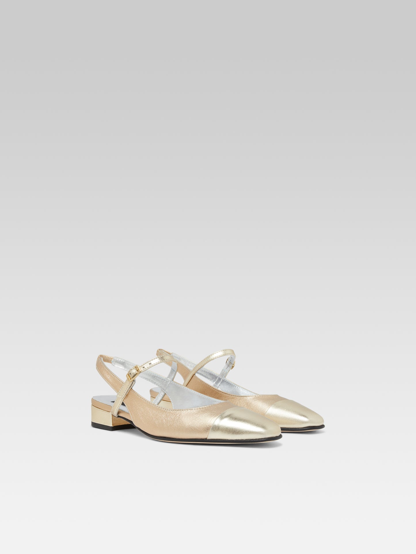 Oceano - Slingback cuir multi platine