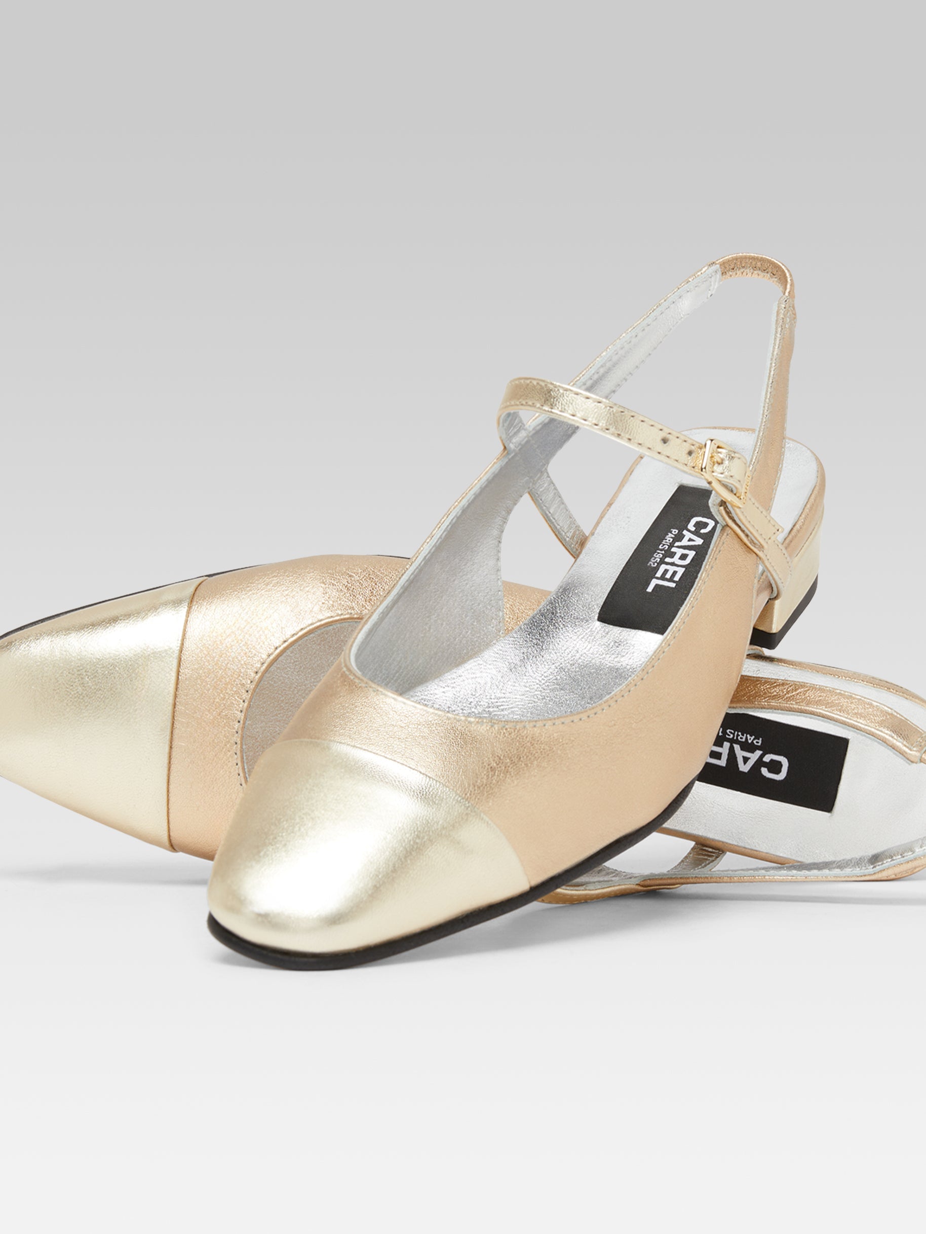 Oceano - Multi platinum leather slingback - Image number 4