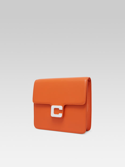 Sorbonne - Orange leather bag - Image number 3