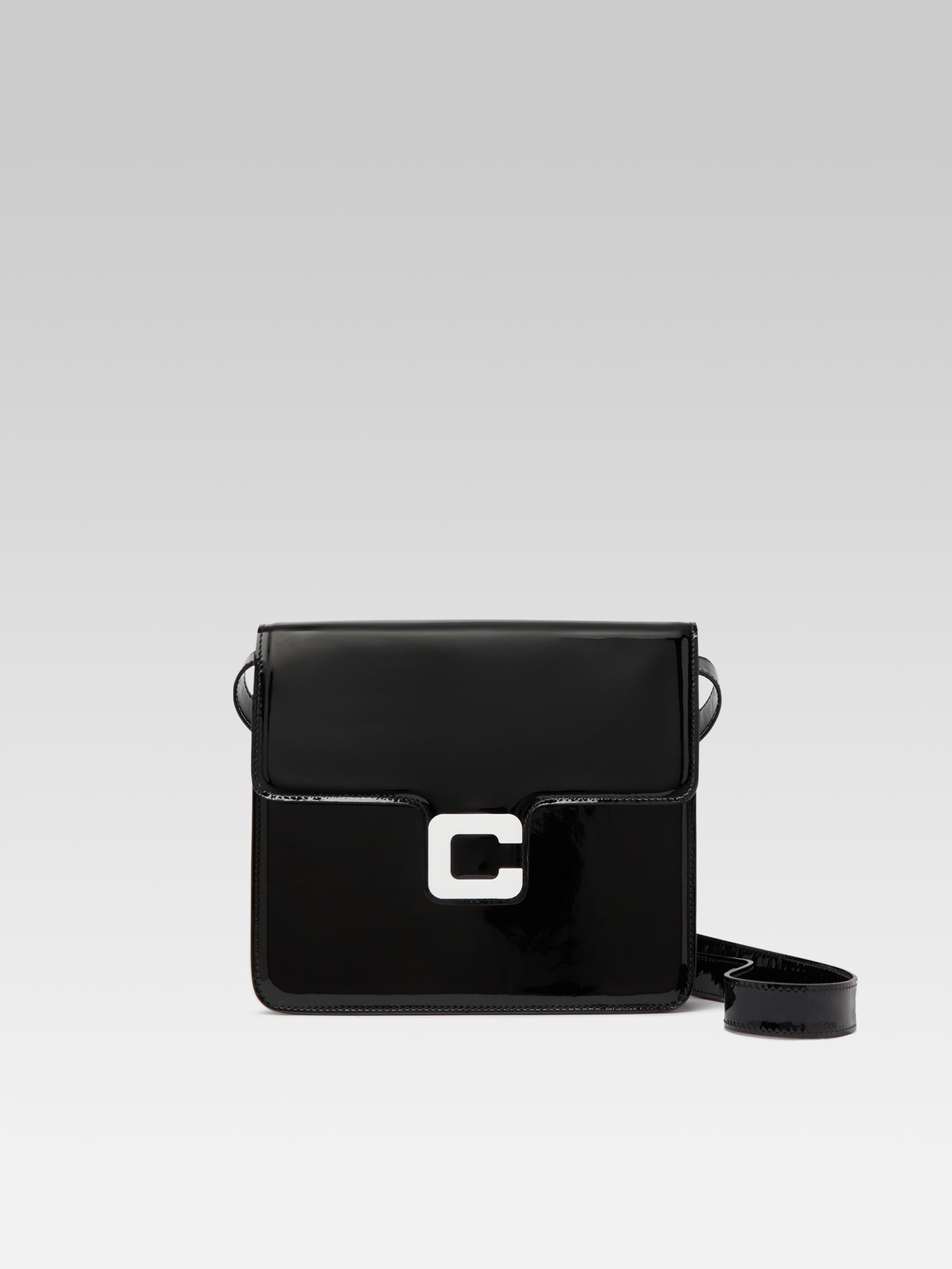 Sorbonne - Black patent leather bag