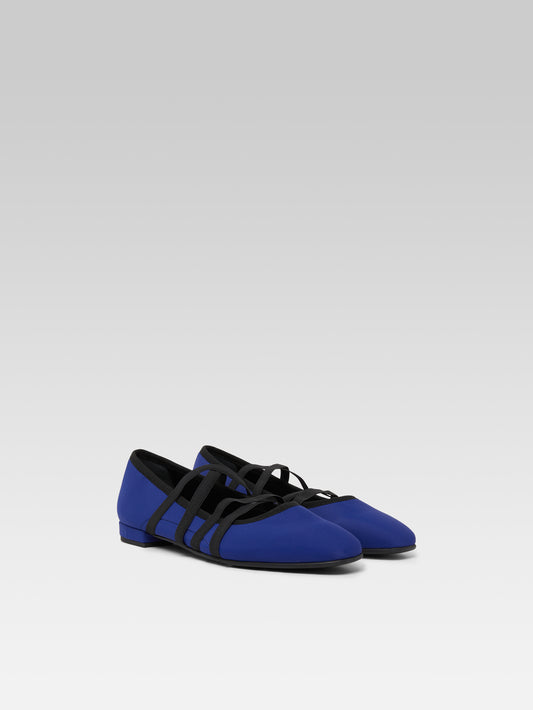 Tutu - Royal blue stretch ballet flats - Image number 3