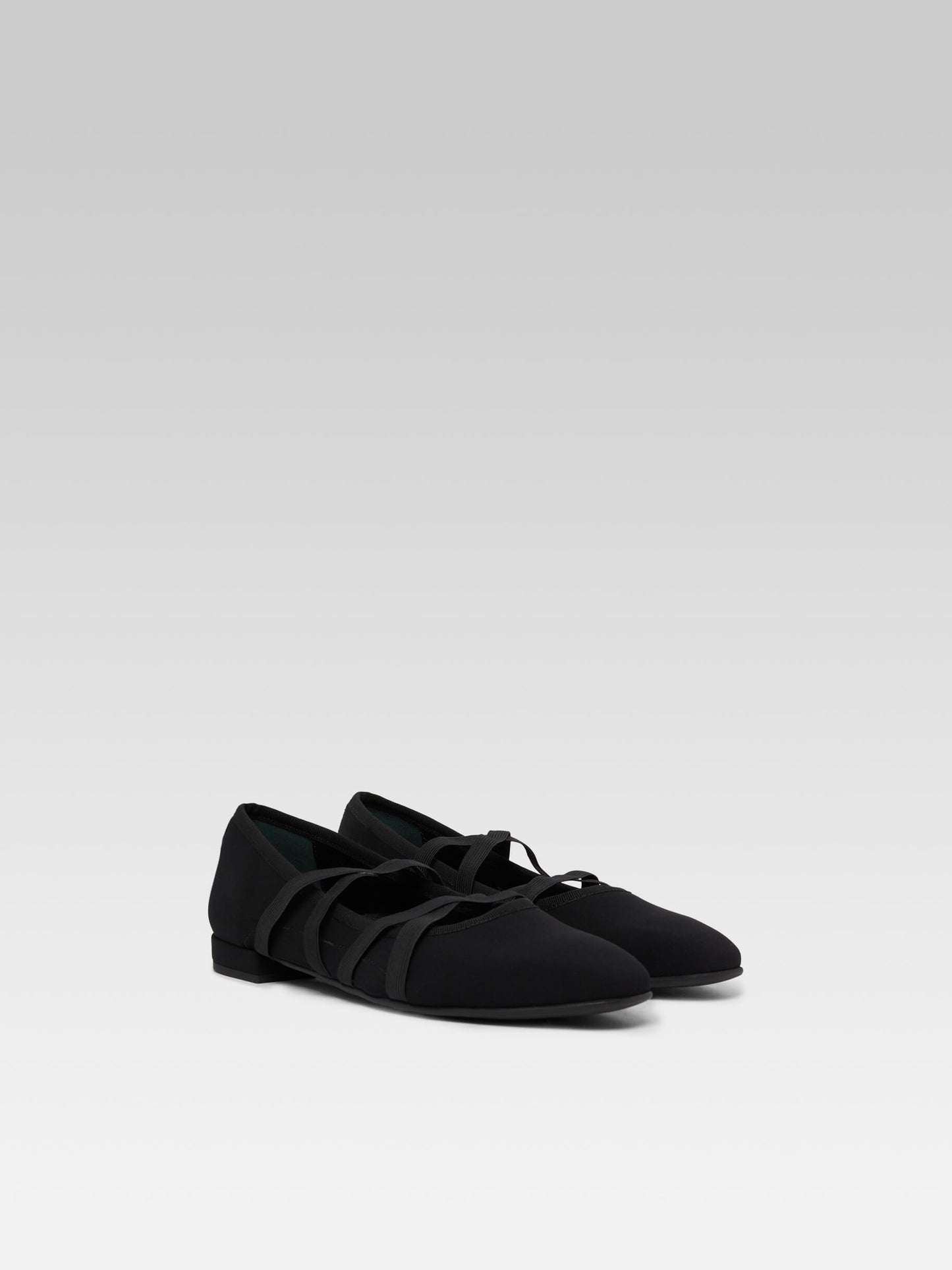 Tutu - Black stretch ballet-flats