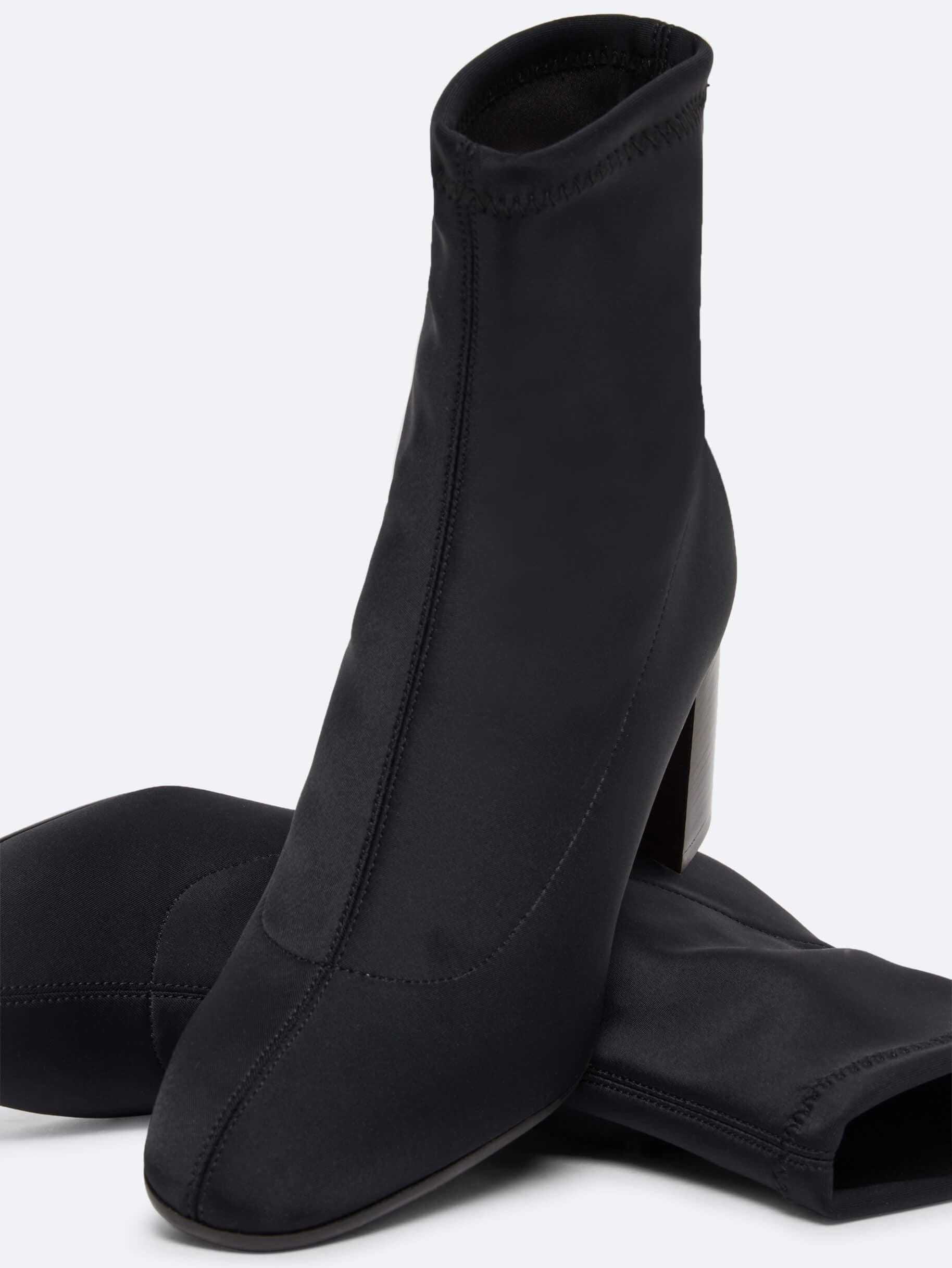 Camille - Black stretch ankle boots - Image number 5