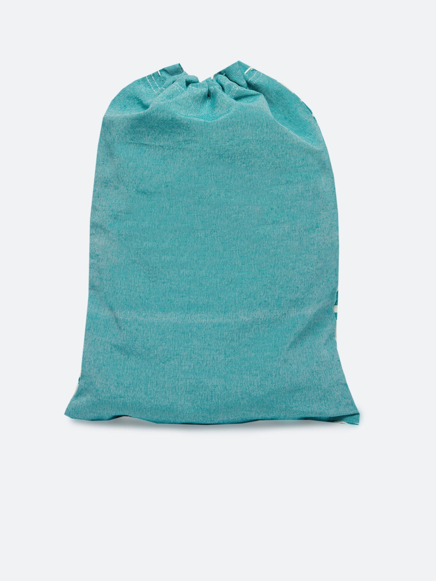 Pochon - Emerald jacquard weave pouch