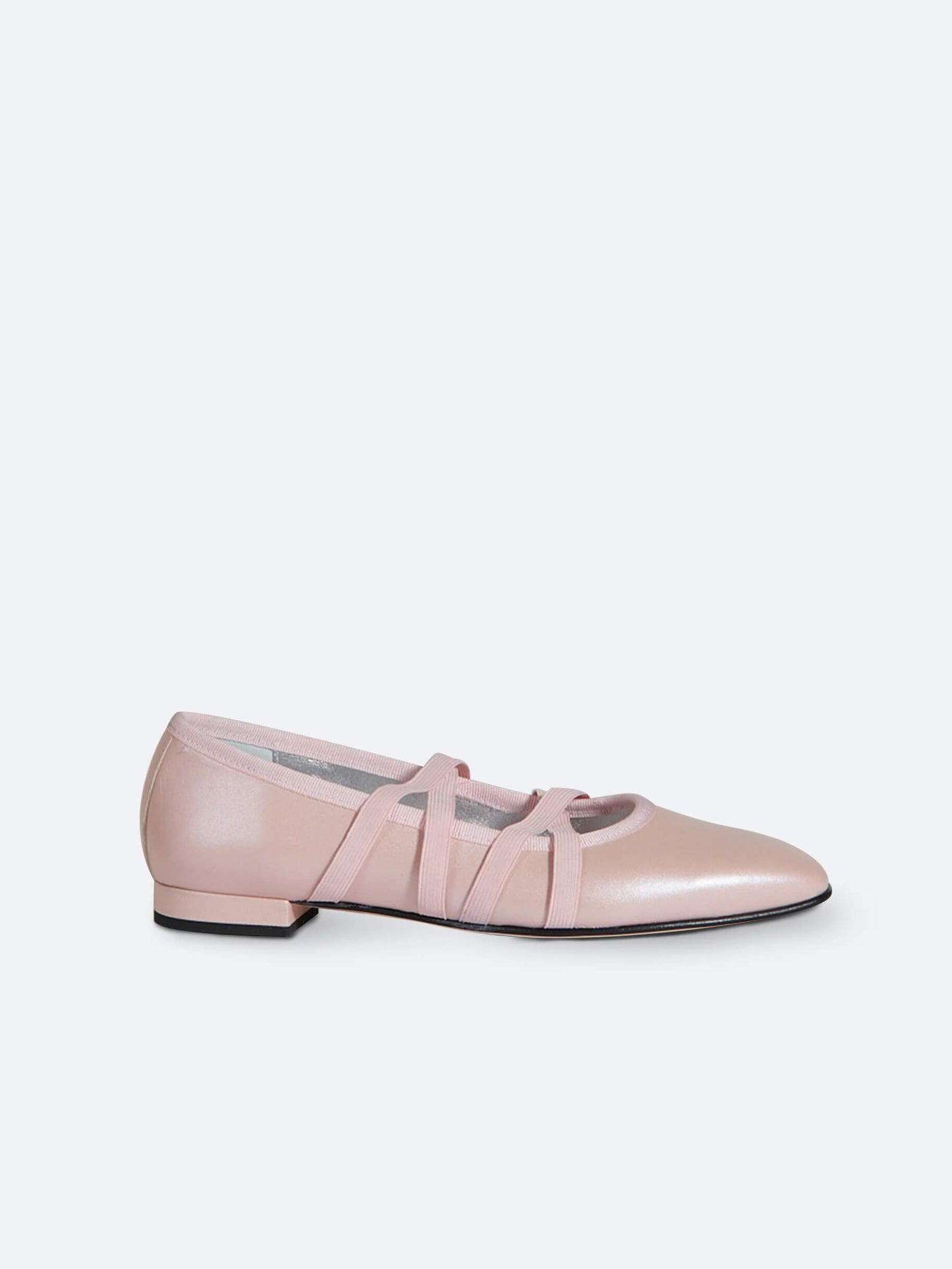 Tutu - Pink pearly leather ballet-flats