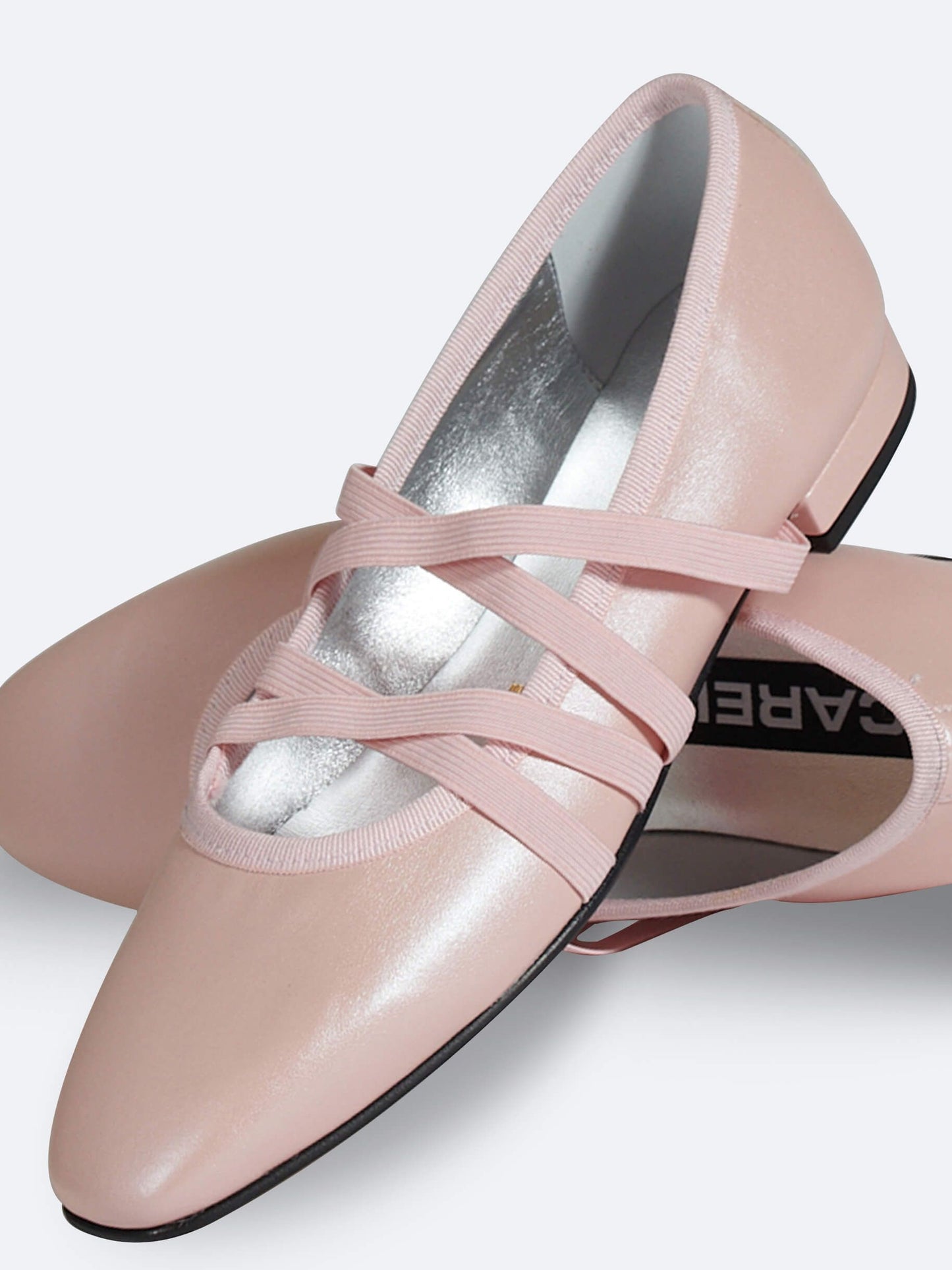 Tutu - Pink pearly leather ballet-flats