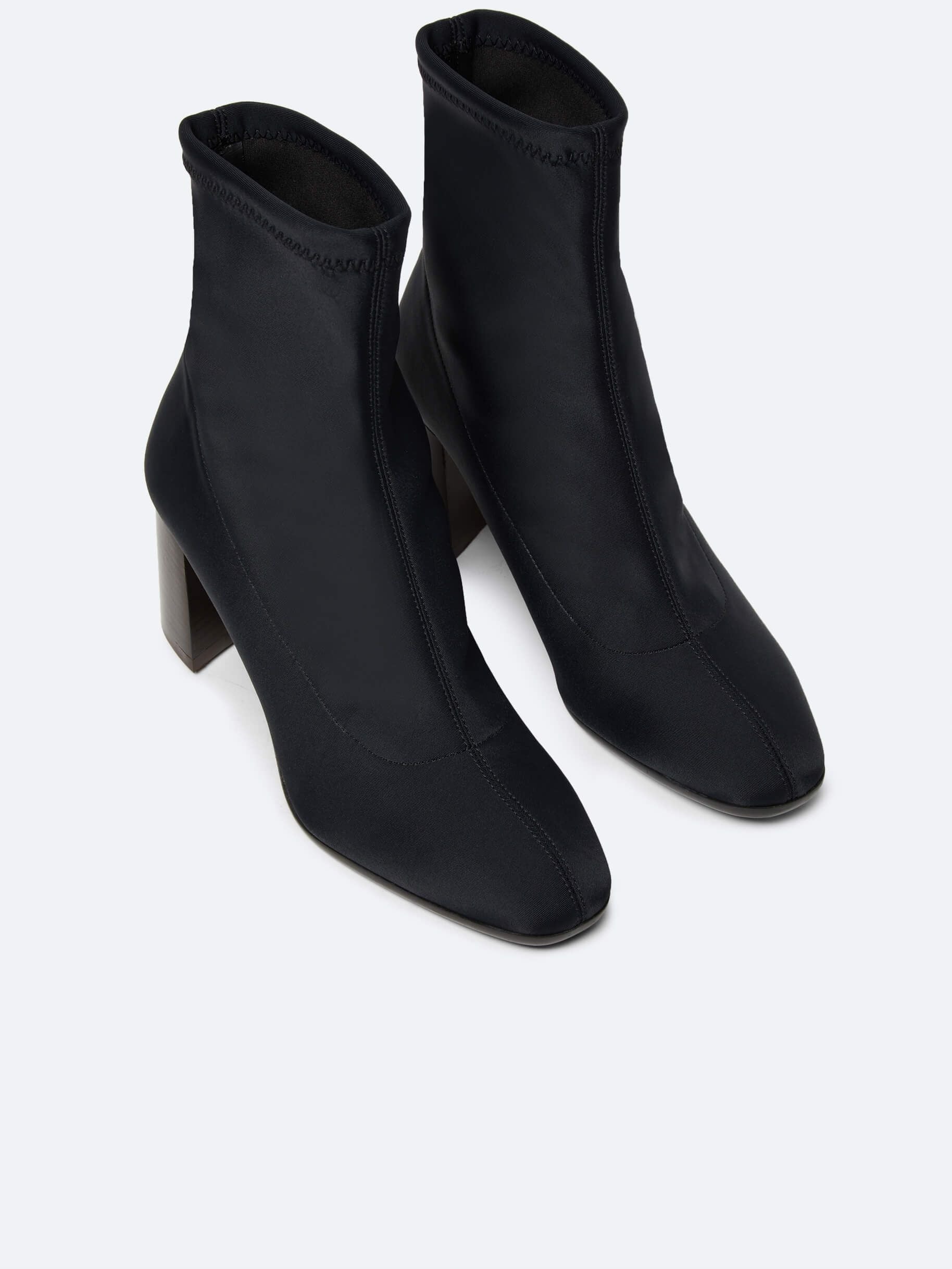 Camille - Black stretch ankle boots - Image number 4